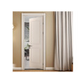novas portas esculpidas porta de design de interiores de madeira branca